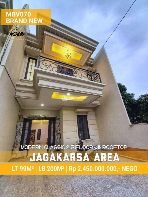 Hunian Modern Classic  25 Lantai dan Rooftop Jagakarsa Jakarta Selatan
