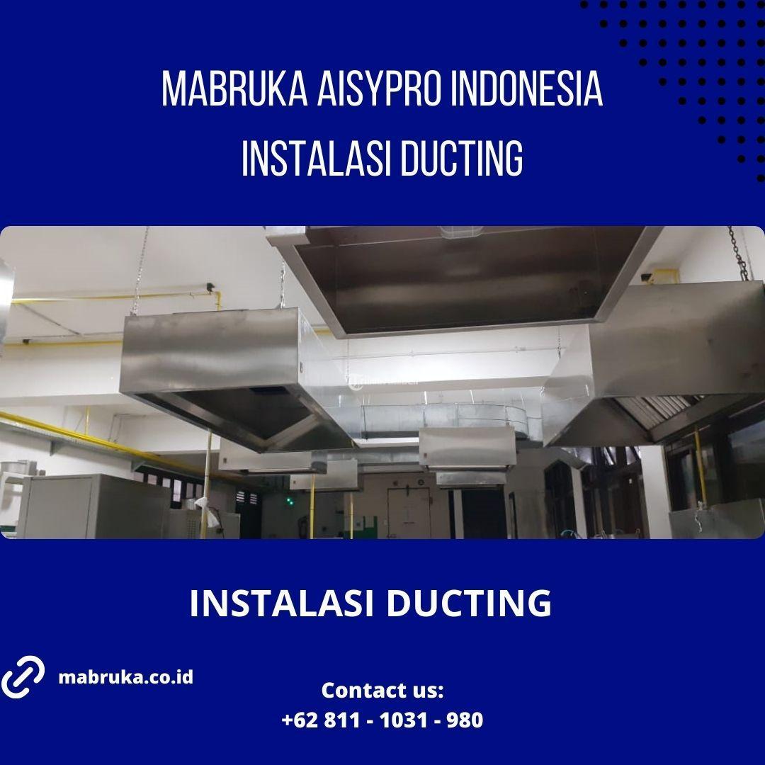 Instalasi Ducting Mengontrol Udara di Bangunan Besar di Jakarta Timur