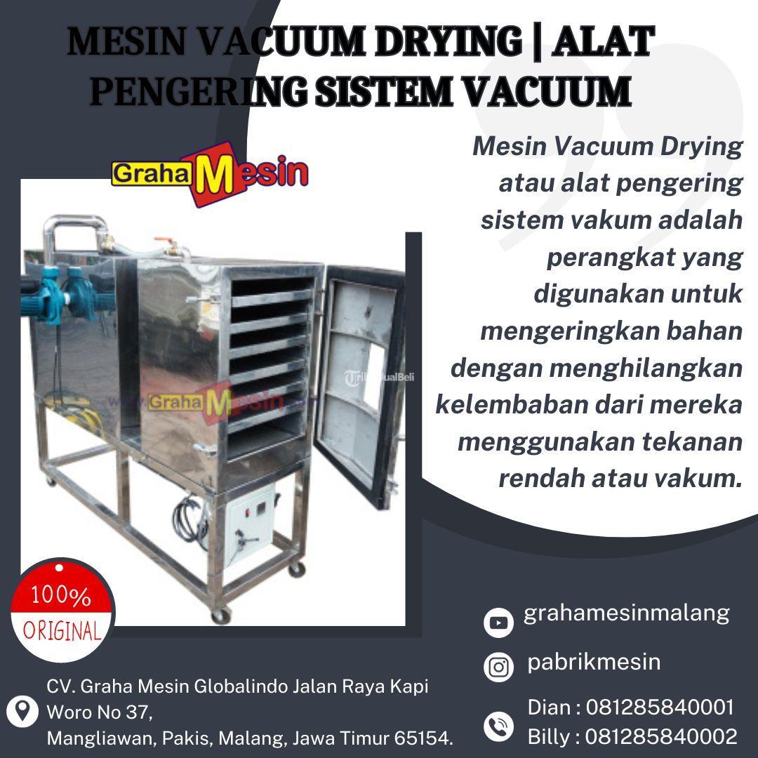 Mesin Vacuum Drying Alat Pengering Sistem Vacuum Graha Mesin Malang