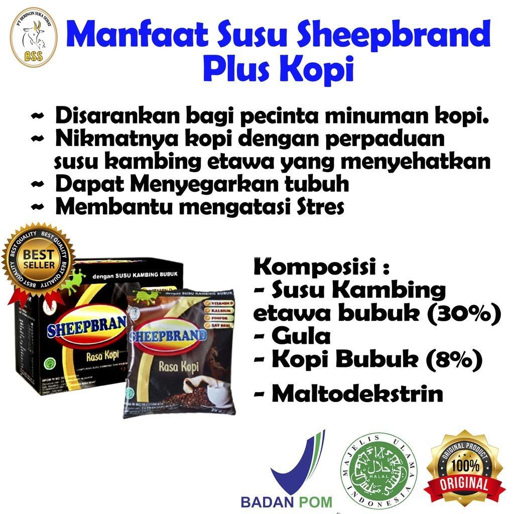 Susu Kambing Etawa Sheepbrand Plus Kopi Produk Suka Sehat Susu Kambing Etawa 100 ASLI Susu Kambing Rasa Kopi