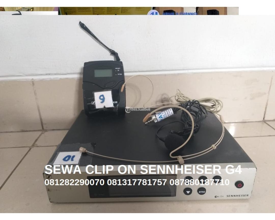 Sewa Mic Wireless Merk Sennheiser G4 Jenis Audio Microphone Handheld Pegang Nirkabel - Jakarta Barat