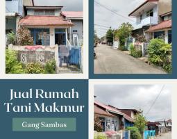 Jual Rumah Tani Makmur Tipe 65 Luas 72m2 3KT 1KM Gang Sambas - Kota Pontianak Kalimantan Barat