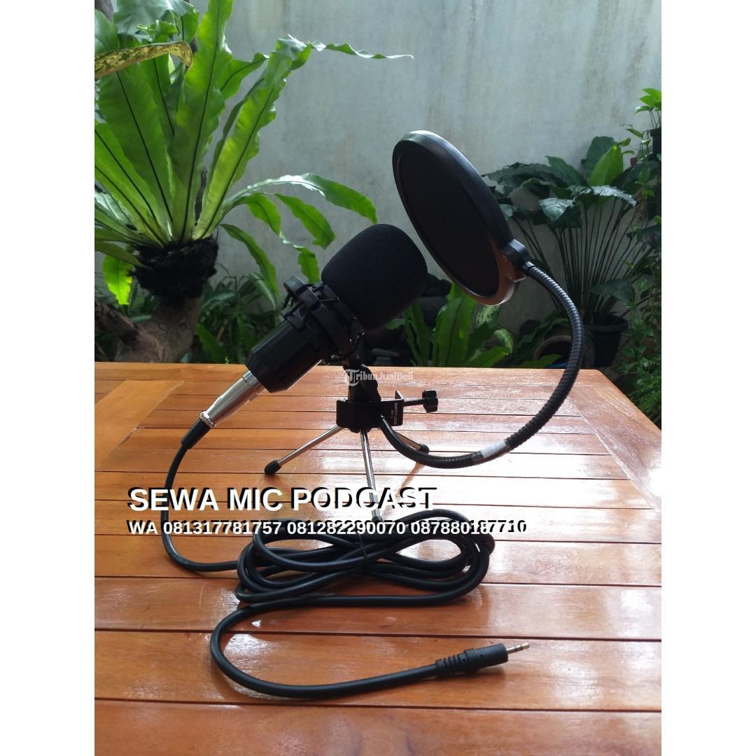Sewa Mic Podcast Taffware BM 800 Lengkap Dengan Standing Meja