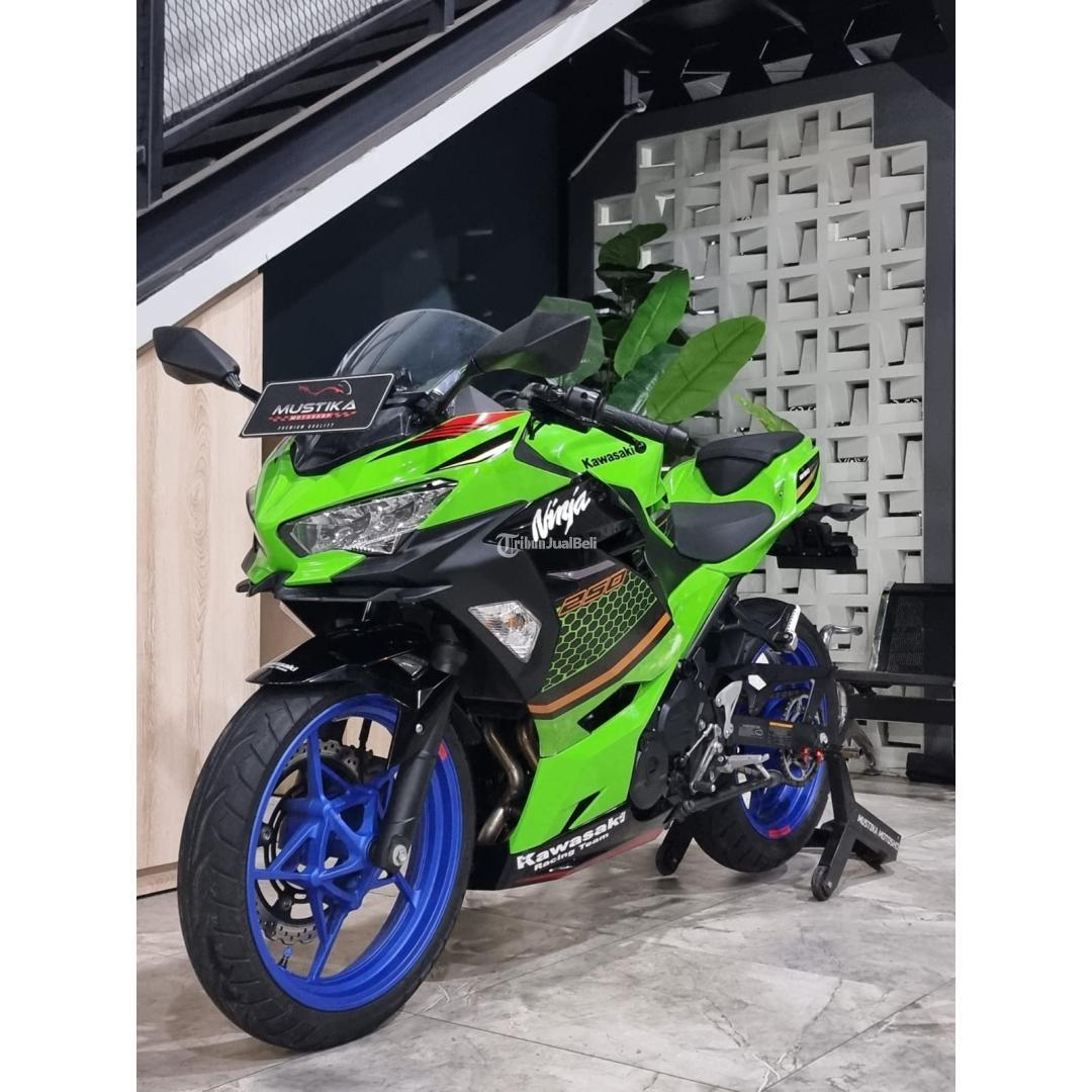 Harga Kawasaki Ninja 250 KRT 2020 Warna Hijau Motor Terawat Siap Pakai ...