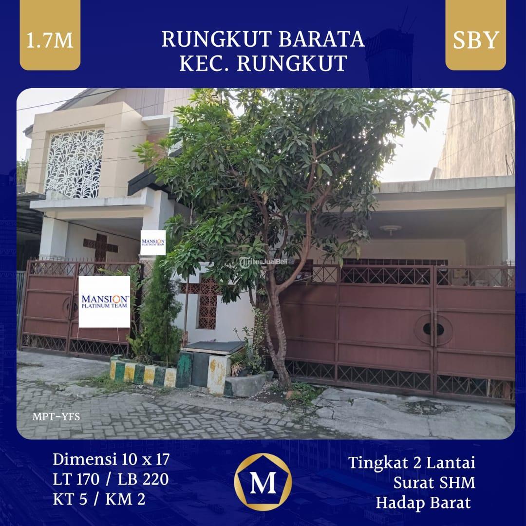 Rumah Rungkut Barata Surabaya SHM Hadap Barat