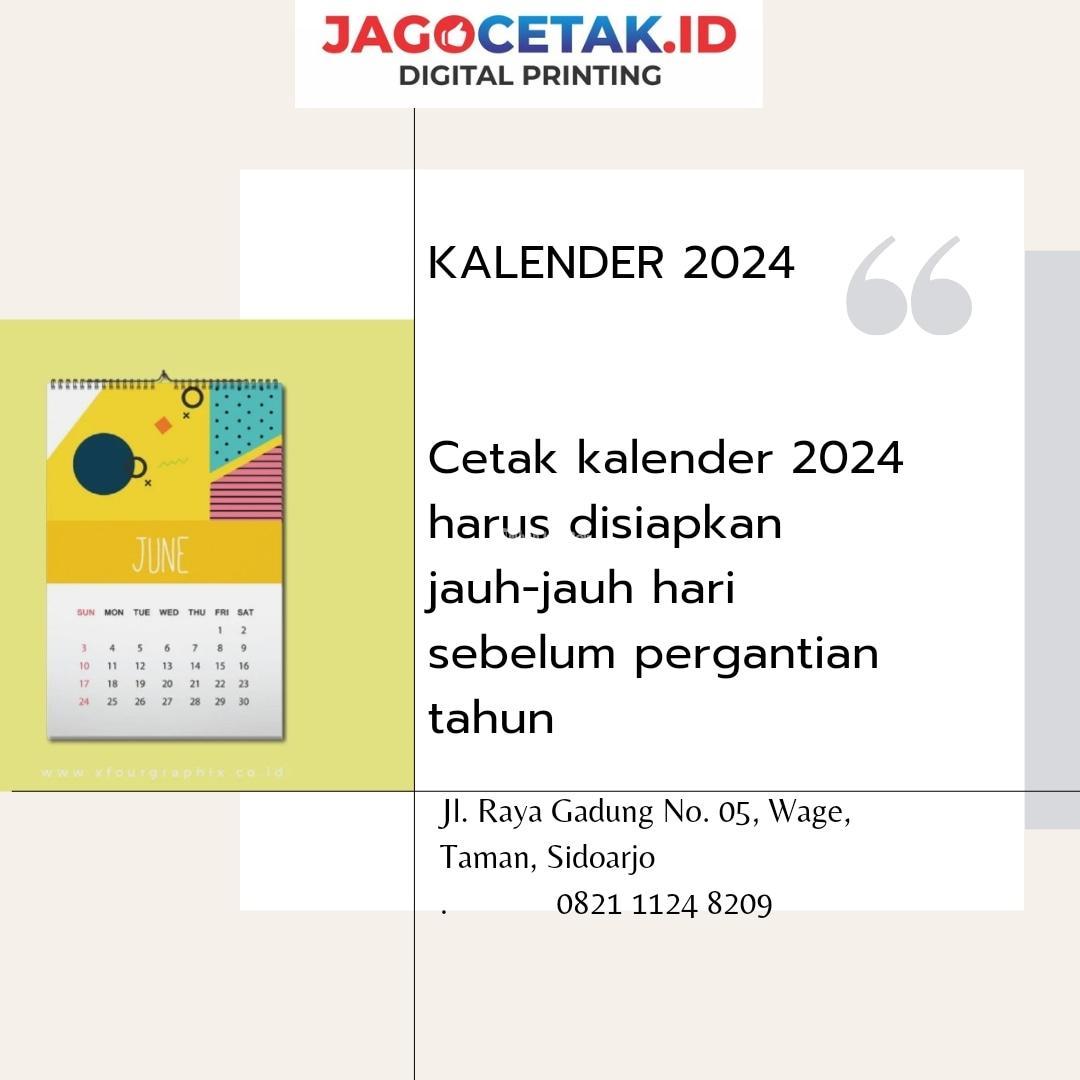 Jasa Cetak Kalender A2 Jagocetakid Custom Tema Dan Warna Beragam Di