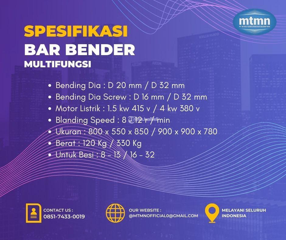 RENTAL BAR BENDER GRESIK BERKUALITAS TINGGI DAN KEAMANAN TERJAMIN 085174330019