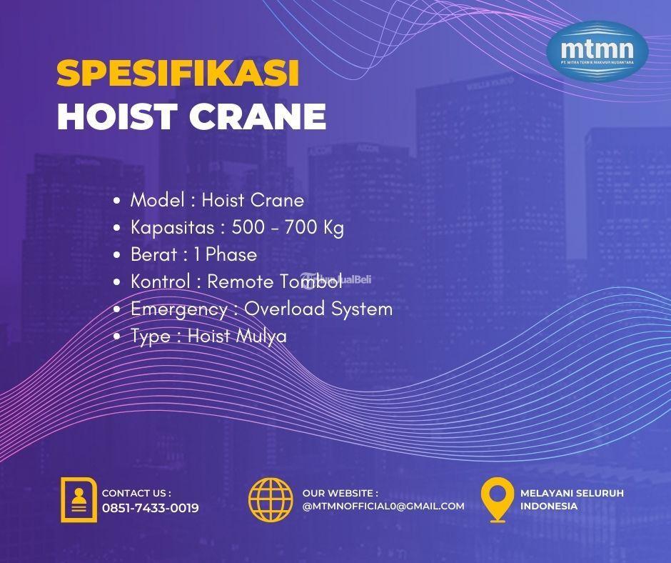 RENTAL HOIST CRANE JAKARTA PUSAT BERKUALITAS TINGGI DAN KEAMANAN TERJAMIN 085174330019