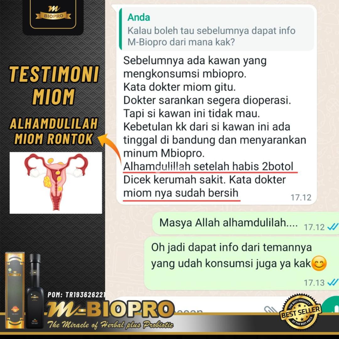 MBiopro Herbal Asli Obat Miom Paling Ampuh Tanpa Operasi Reaksi Cepat - Mojokerto