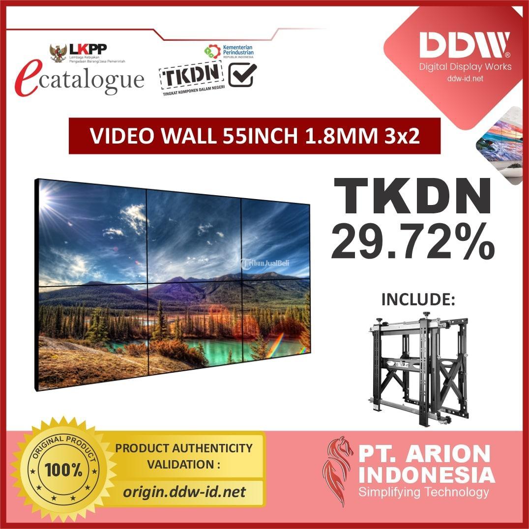 Paket Video Wall DDW 55 Inch 1.8mm 3x2 TKDN LKPP - Malang Kota