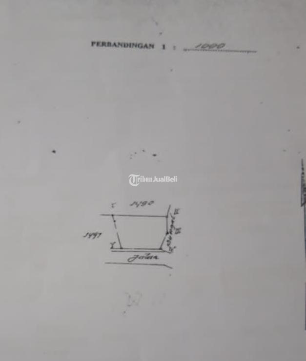 Tanah Pekarangan Strategis View Sawah Tepi Jalan Besi Jangkang