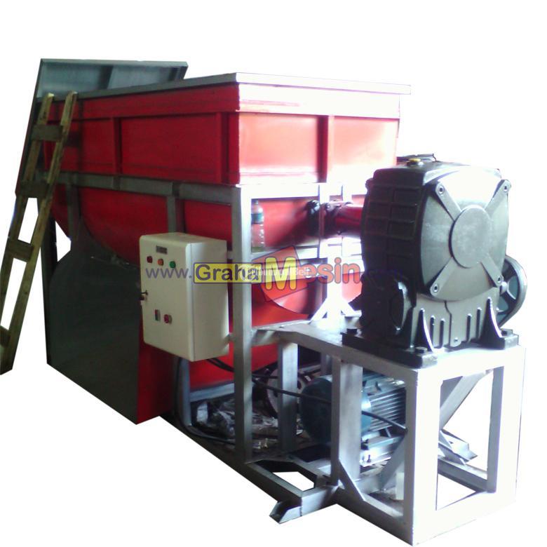 Mesin Pencampur Bahan Bubuk Ribbon Mixer Graha Mesin Malang