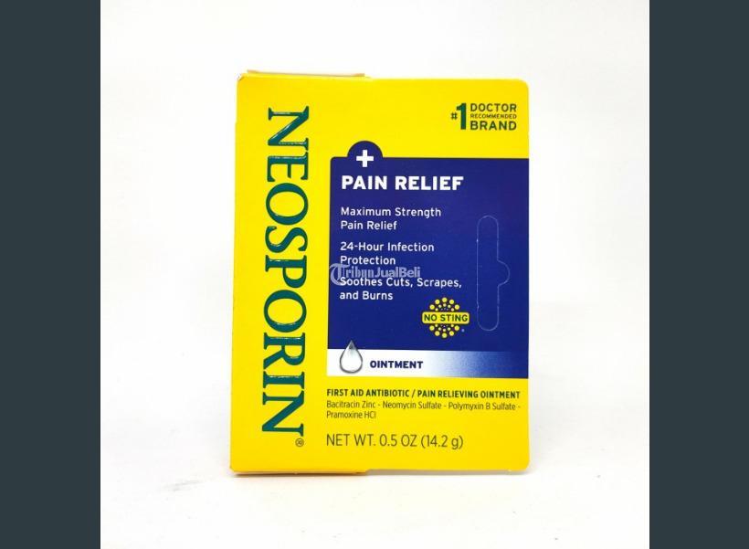 Neosporin Pain Relief Dual Action Ointment 142 Gr 05 Oz Obat Luka Di ...