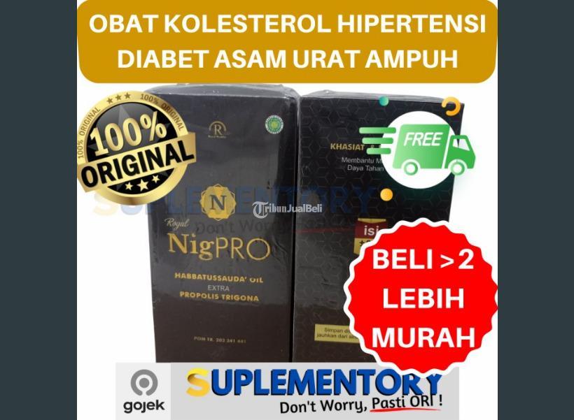 Nigpro 200 Capsul Obat Herbal Kolesterol Hipertensi Asam Urat Nig Pro