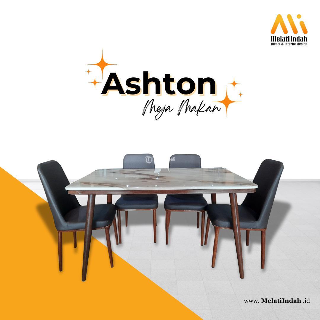 MEJA MAKAN ASHTON DI MELATI MEBEL INDAH MALANG