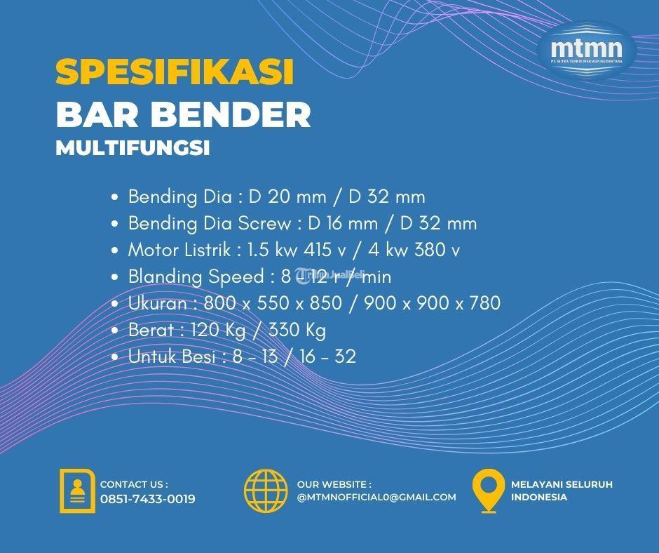 PERSEWAAN ALAT PROYEK BAR BENDER KOTA BOGOR 085174330019