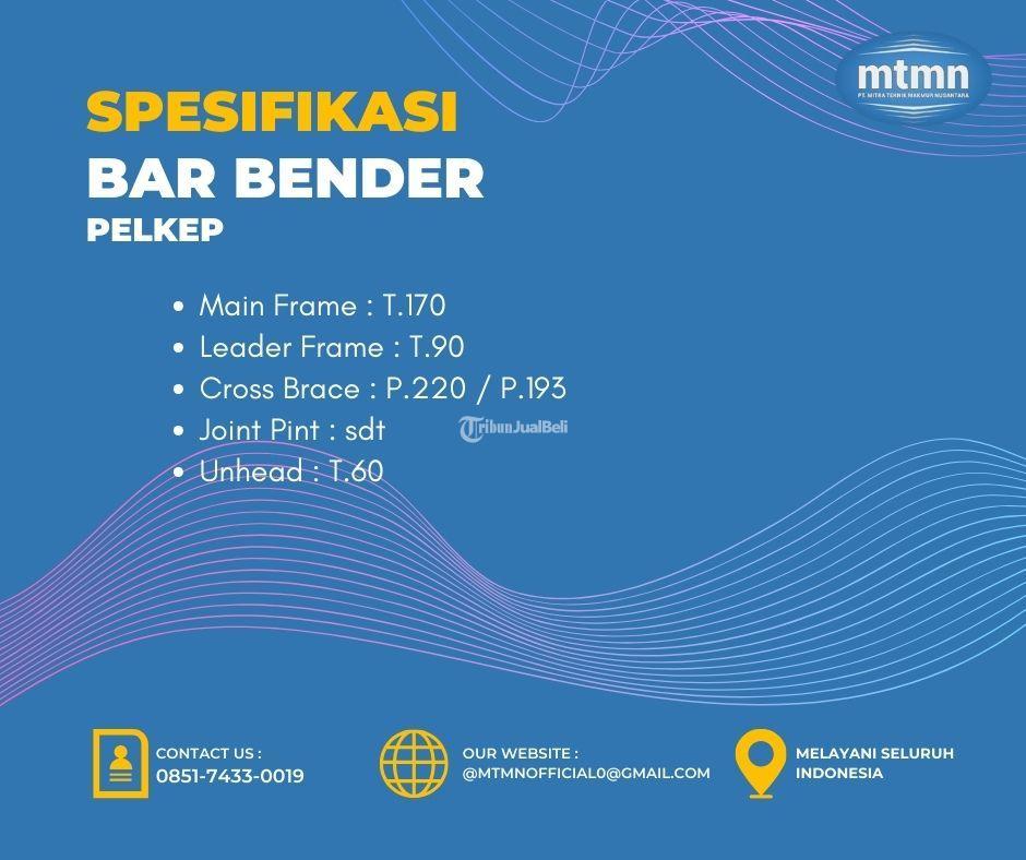 PERSEWAAN ALAT PROYEK BAR BENDER KOTA BOGOR 085174330019