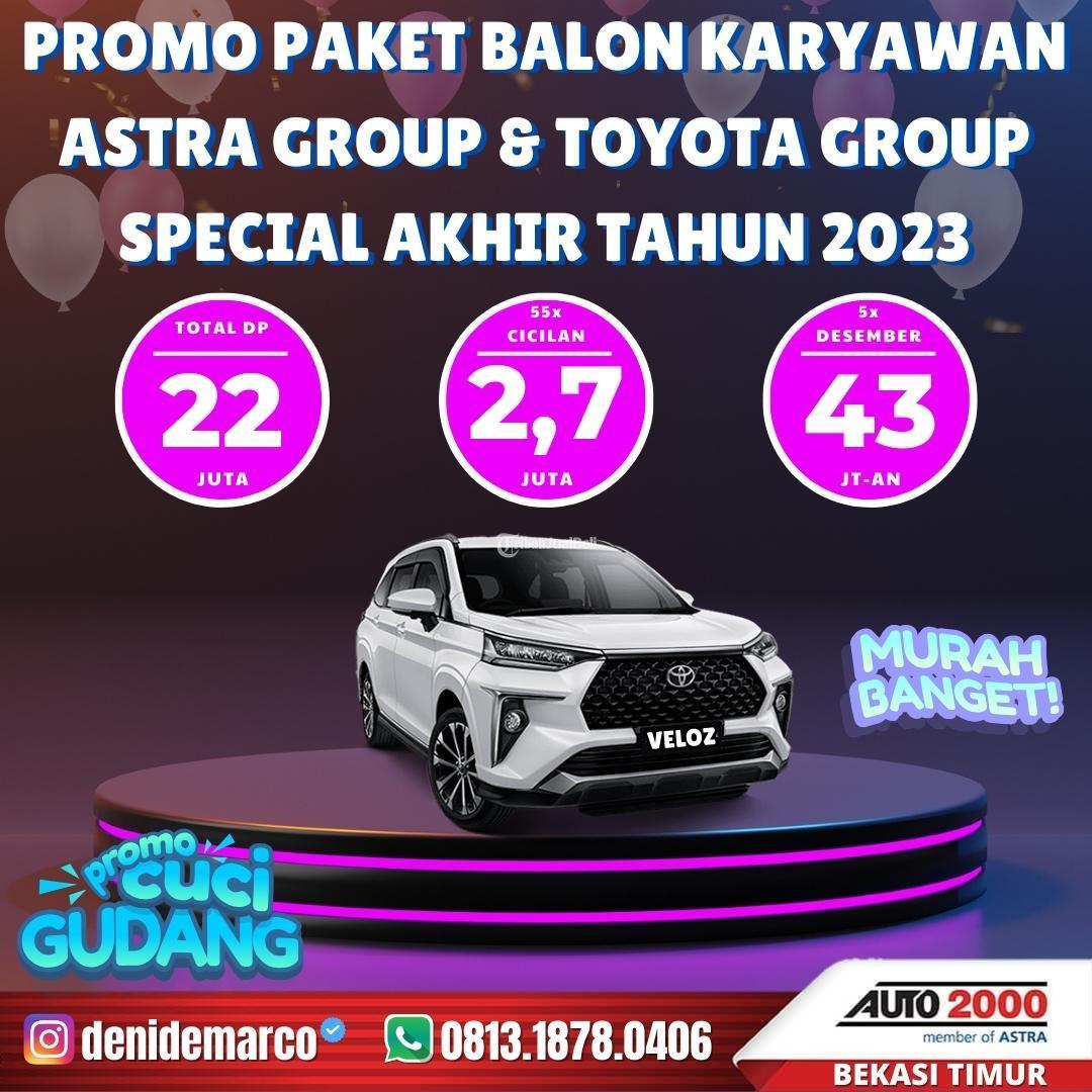 Promo Toyota Veloz Paket Balon Karyawan Astra Akhir Tahun 2023
