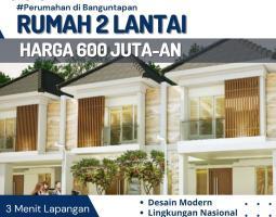 Dijual Rumah Modern 2 Lantai Tipe 60 3KT 1KM di Banguntapan Jambidan - Bantul Yogyakarta