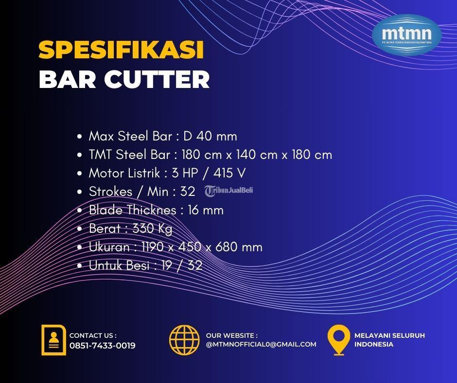 PERSEWAAN ALAT PROYEK BAR CUTTER CIREBON 085174330019