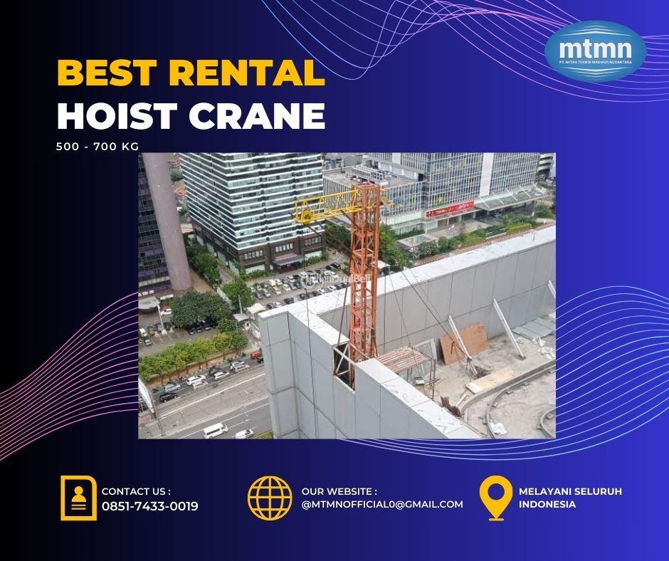 PERSEWAAN ALAT PROYEK HOIST CRANE  CIREBON  085174330019