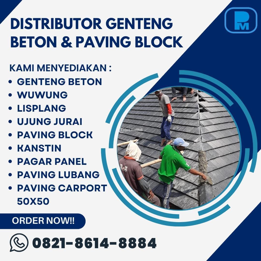 Pemasok Genteng Flat Beton - Sidoarjo