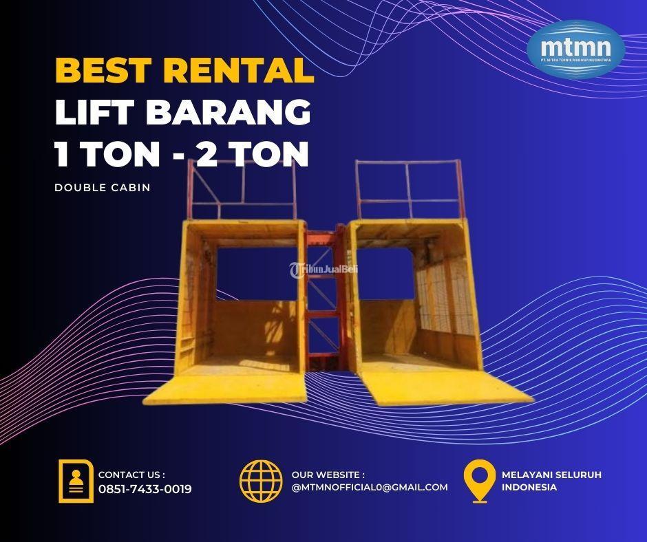 Persewaan Alat Proyek Lift Barang 2 Kabin - Tasikmalaya