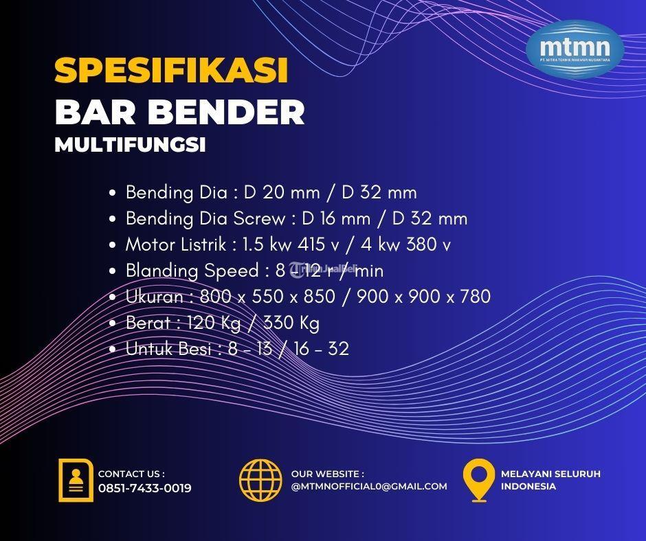 Persewaan Alat Proyek Bar Bender - Tasikmalaya