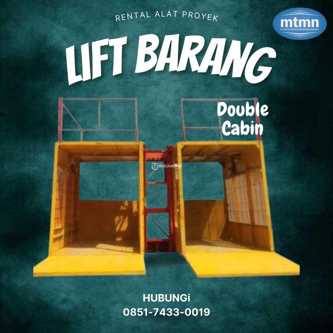 RENTAL LIFT BARANG 2 KABIN  KOTA BANDUNG  085174330019