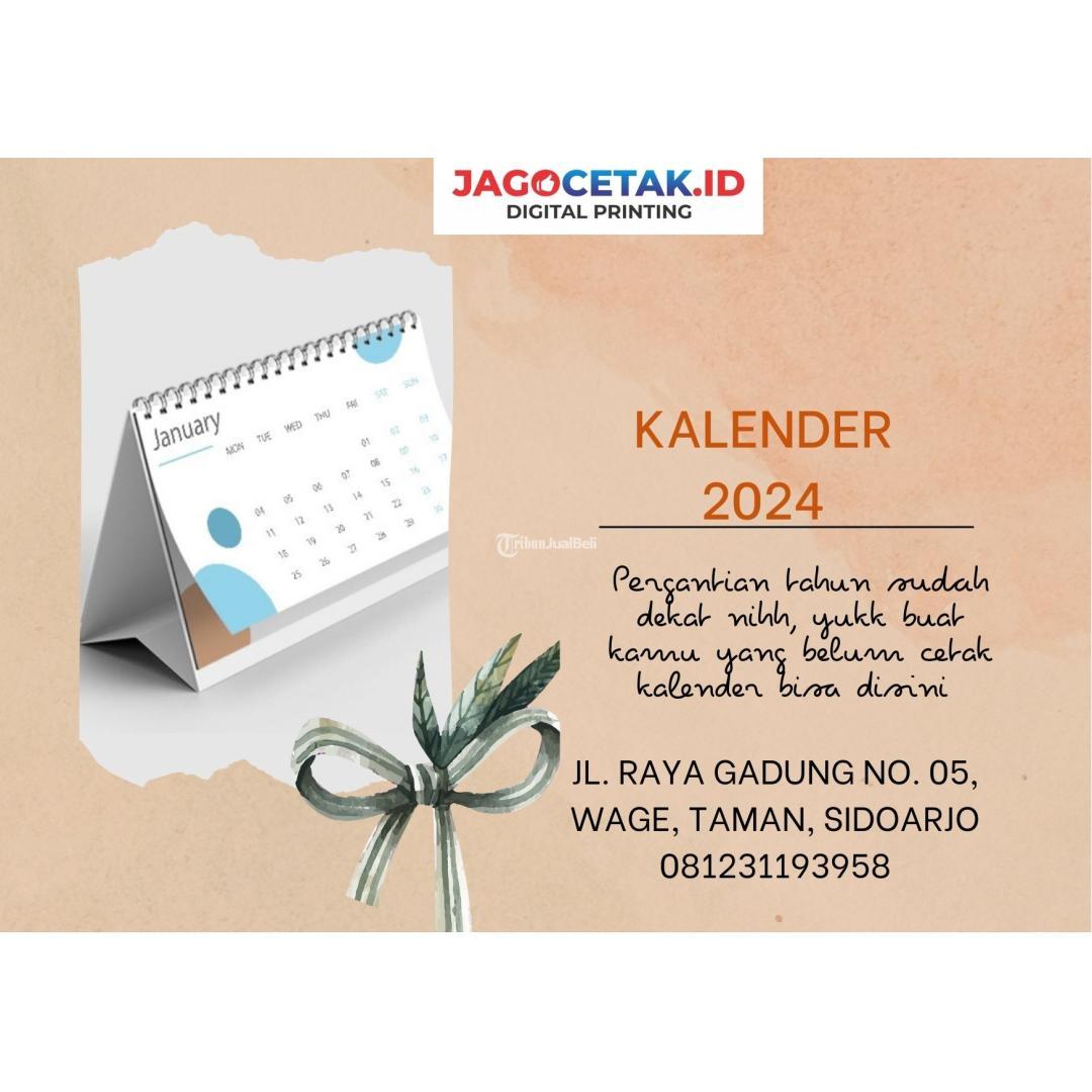 Terlaris WA 081231193958 Jasa Cetak Kalender a2 jagocetakid - Tribun