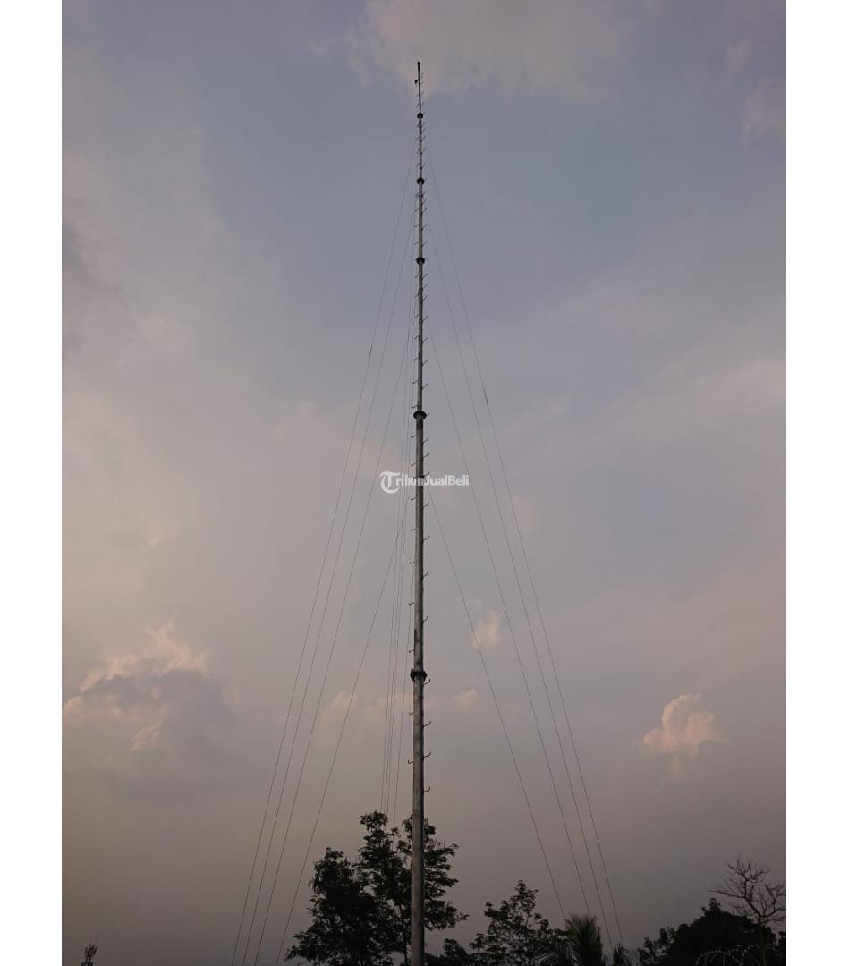 Pasang Penangkal Petir Tiang Tower Triangle Monpole