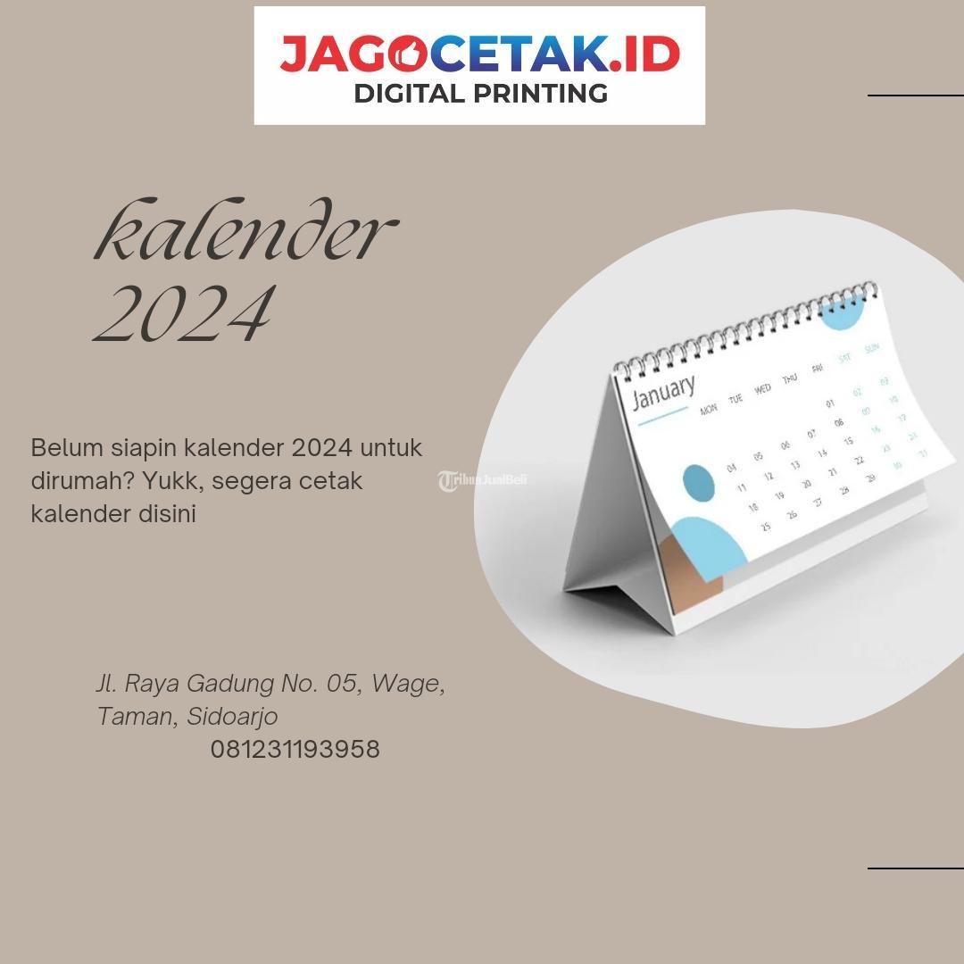 Jasa Cetak Kalender 3d Jagocetakid Harga Murah Di Sidoarjo Tribun