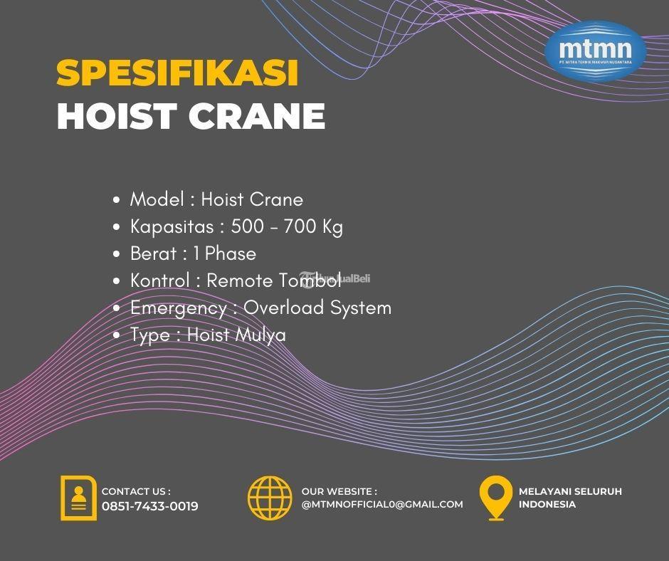 Sewa Hoist Crane Palembang Solusi Terbaik untuk Pekerjaan Anda - Palembang