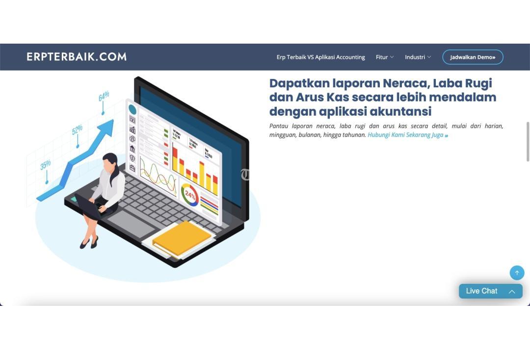 Aplikasi Cloud Custom Berbasis Web Manajemen Keuangan dan Akuntansi - Sleman