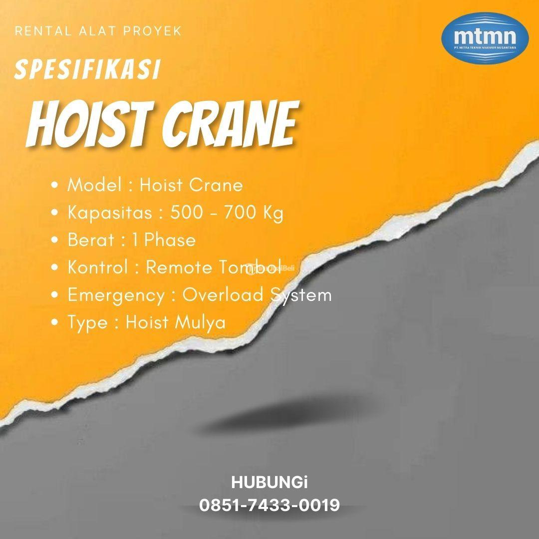 Sewa Hoist Crane Layanan Profesional untuk Kemudahan Konstruksi - Pasuruan