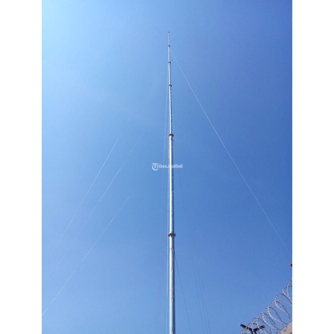 Promo Pasang Anti Petir Tiang Tower Triangle Monopole Murah Berkualitas