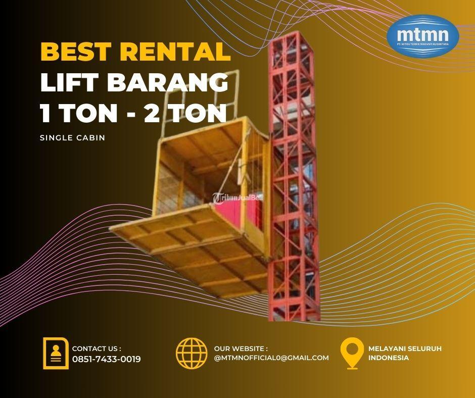 Persewaan Lift Barang 1 Kabin Proyek Bima Memenuhi Semua Kebutuhan Konstruksi Anda 085174330019
