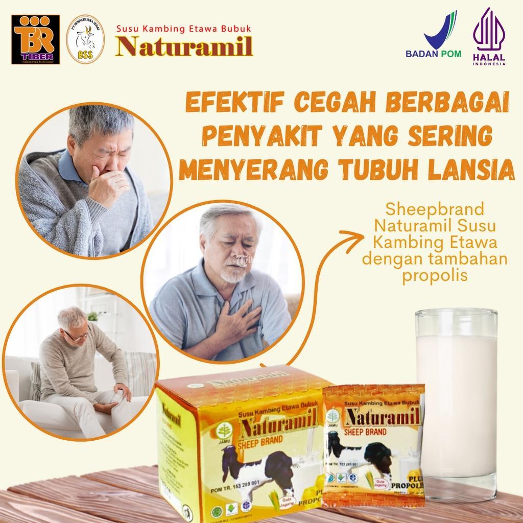 Susu Kambing Etawa Naturamil Plus Propolis Kalsium Tinggi Untuk Tulang dan Paru Paru - Sleman