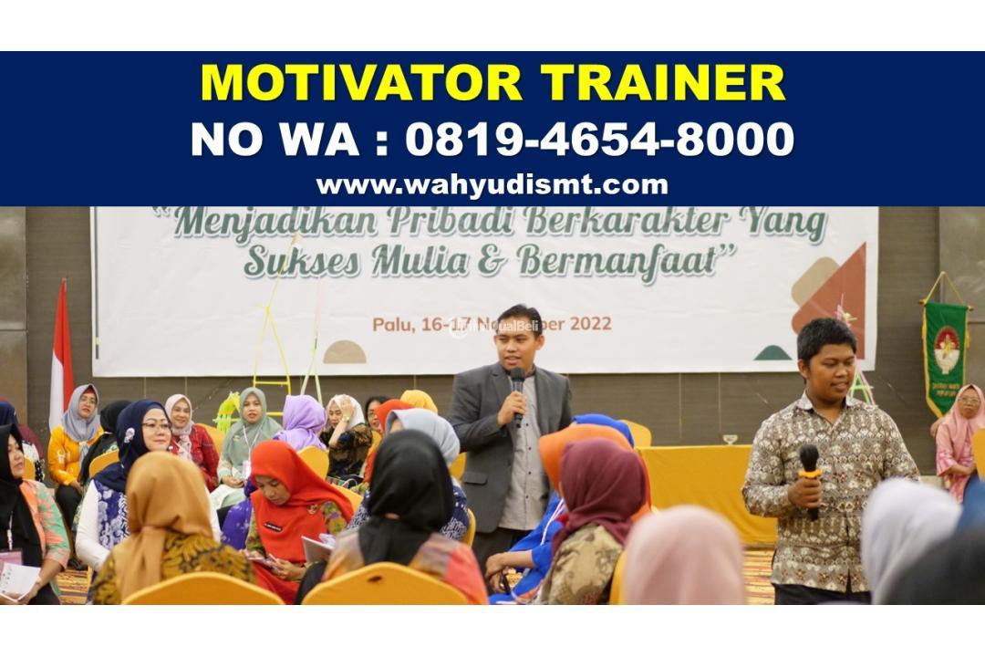 Motivator Bimtek Capacity Building Yogyakarta