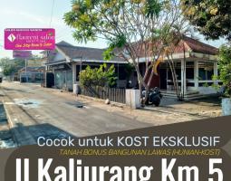 Tanah Luas 822m2 Jalan Kaliurang km 5 Gg Megatruh Timur Tempo Gelato - Jogja