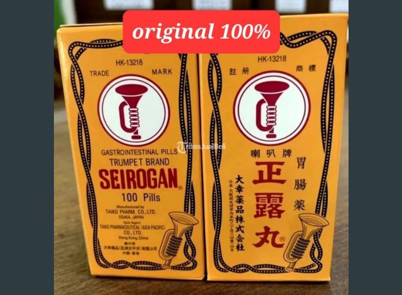 Seirogan 100 pills original japan trumpet  obat sakit gigi diare