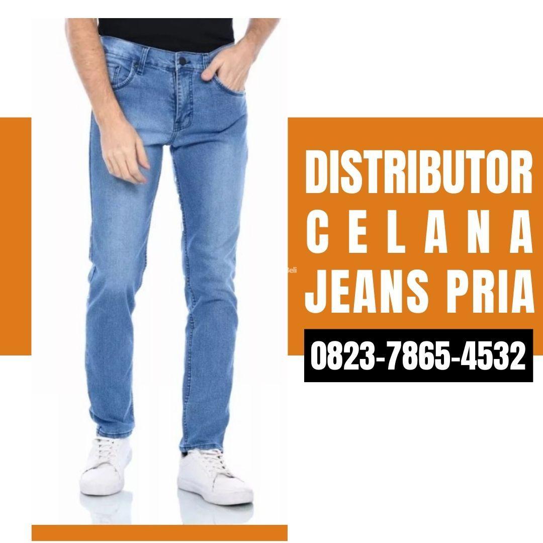 Distributor Celana Jeans Cowok Biru Dongker di Klaten - Tribun JualBeli