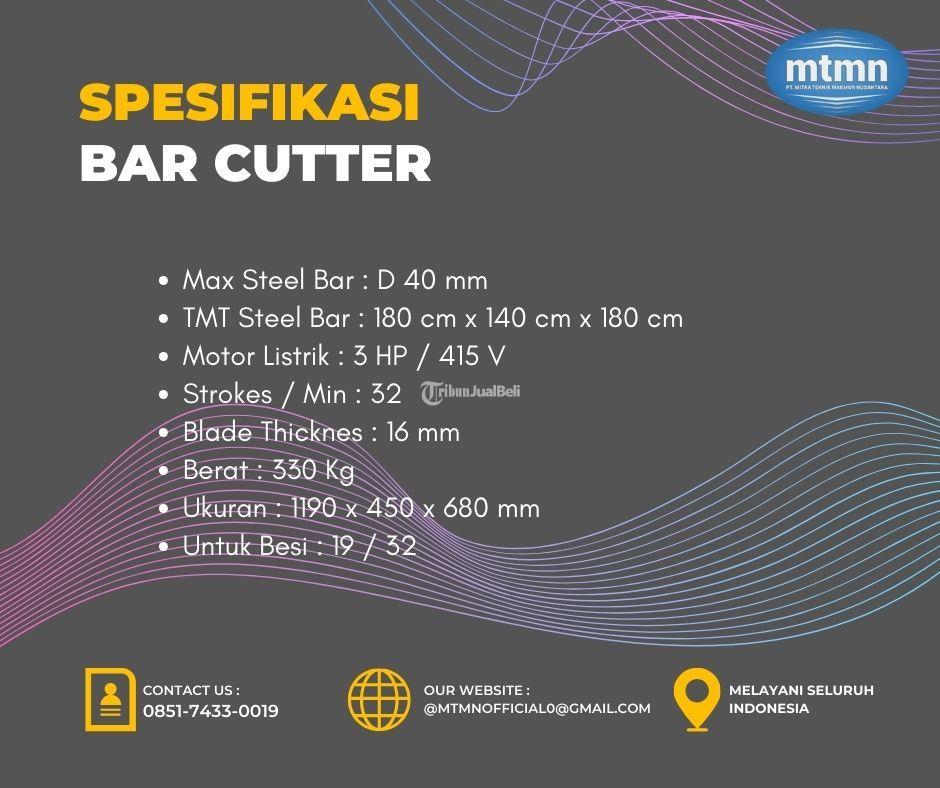 Sewa Alat Konstruksi Bar Cutter di Malang Berkualitas dan Terpercaya 085174330019