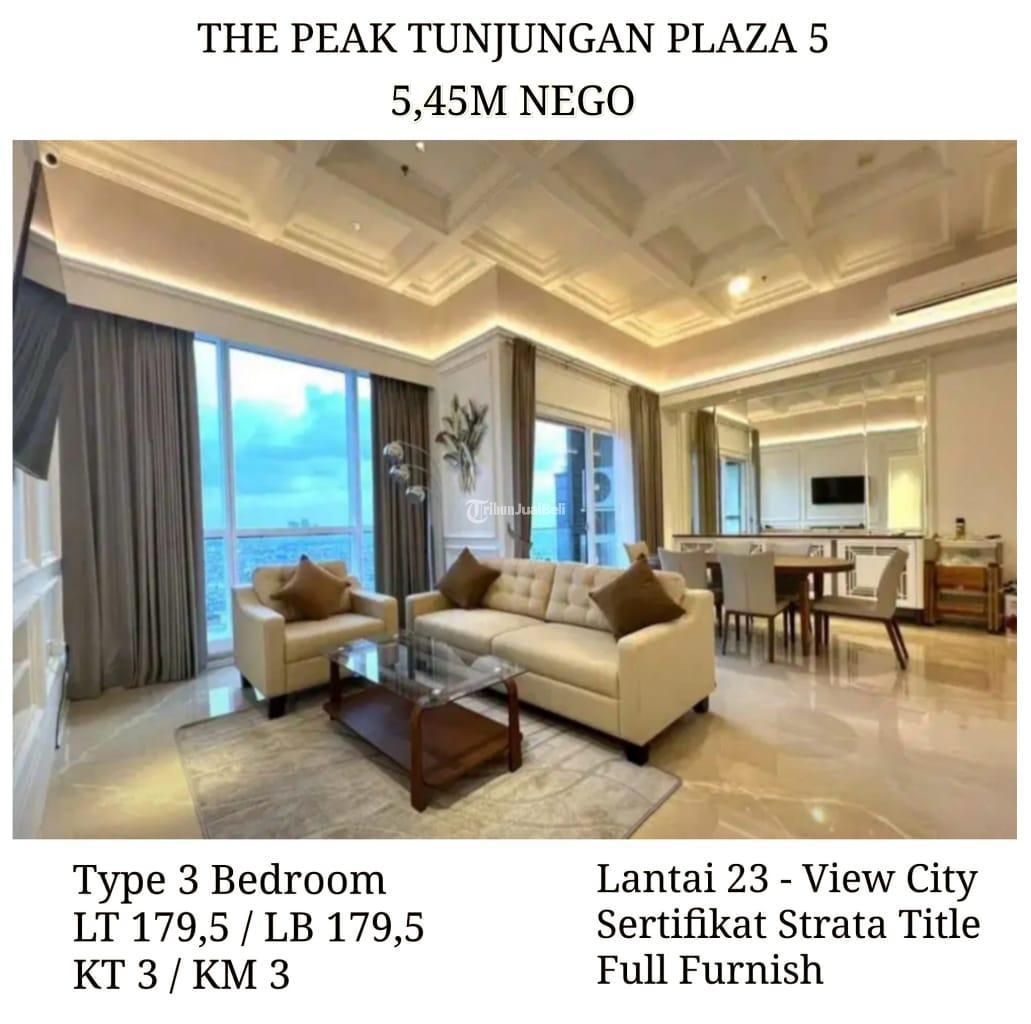Apartemen The Peak Tunjungan Plaza 5 Surabaya Harga Nego Full Furnish