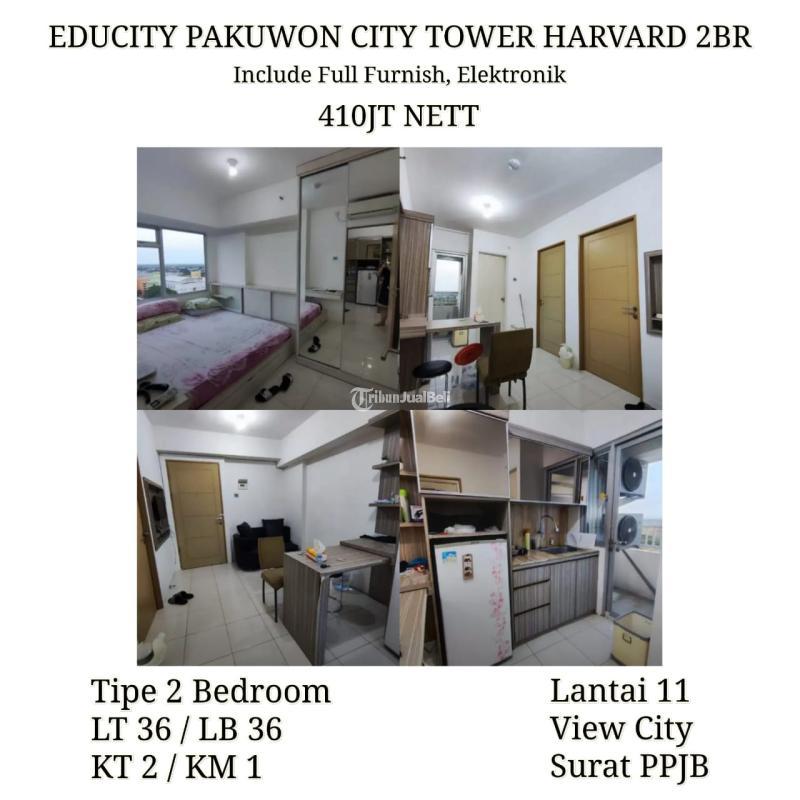 Apartemen Educity Pakuwon City Surabaya 410 Juta Full Furnish View City