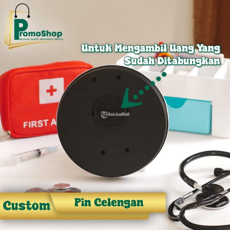 Cetak Pin Celengan Custom Kunci Lucu Unik Aesthetic Kualitas Premium