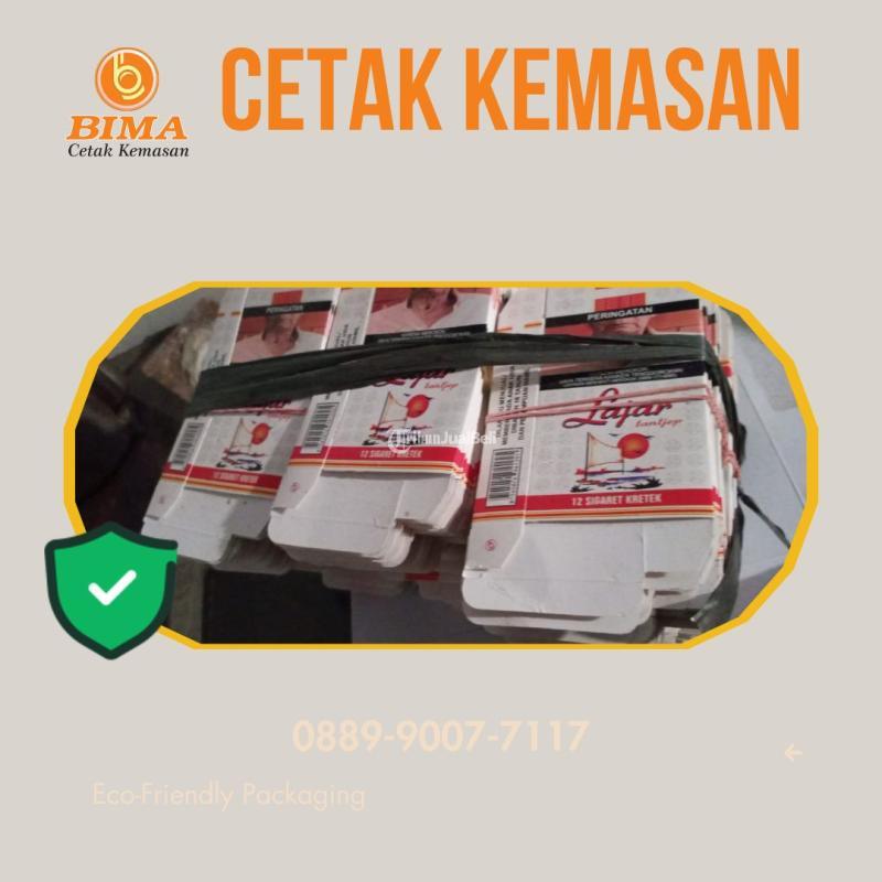 Cetak Kemasan Bungkus Rokok Custom Murah Sidoarjo Jawa Timur