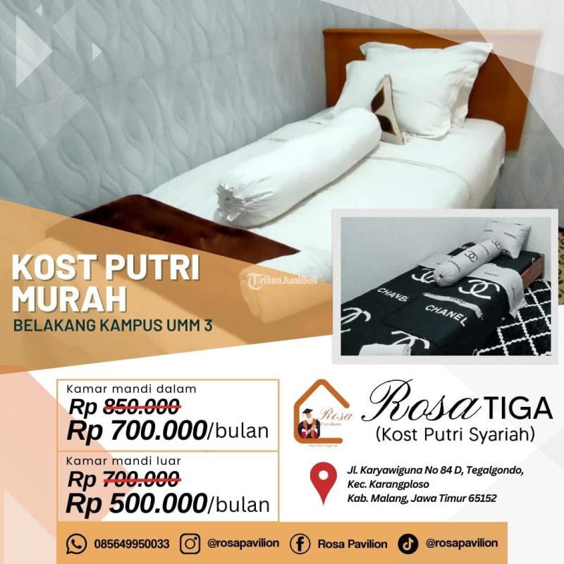 FLASH SALE KOST PUTRI MURAH DEKAT UMM 3