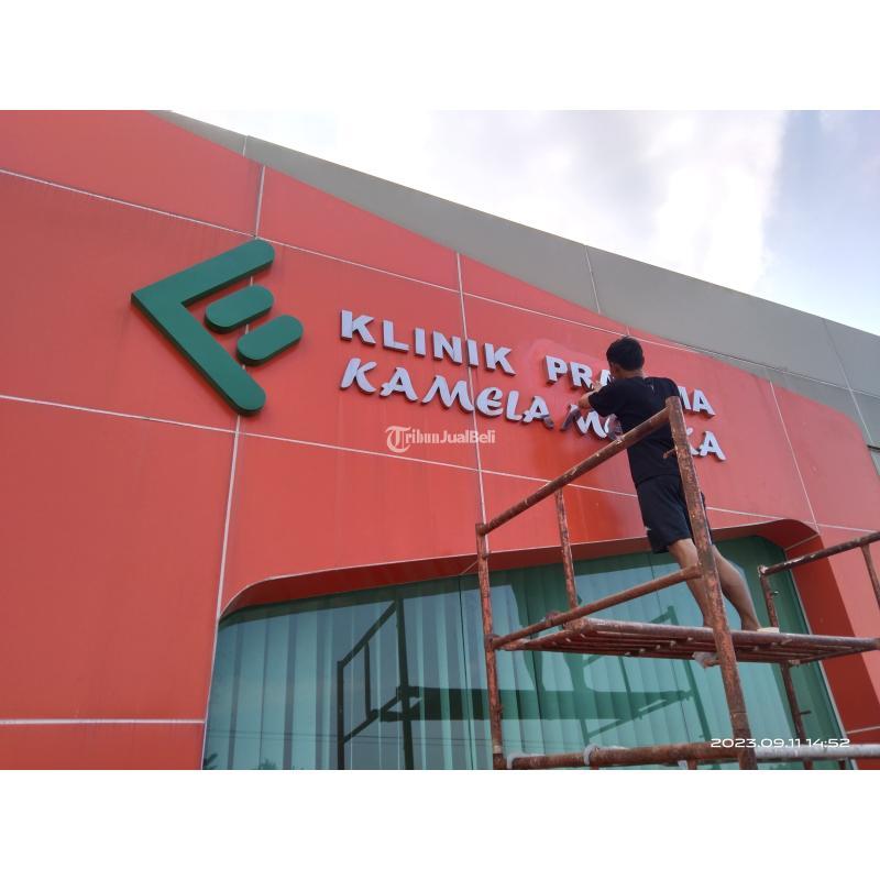 Huruf Timbul Galvanis Acrylic Stainless Sulawesi Tengah