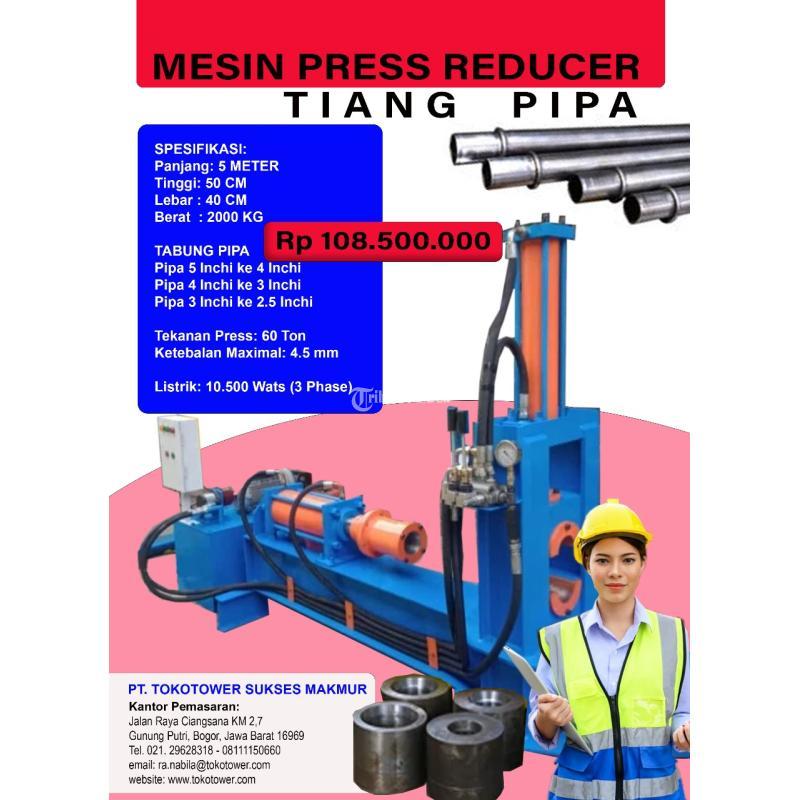 Mesin Press Pipa Besi Mesin Reducer Pipa Besi termurah